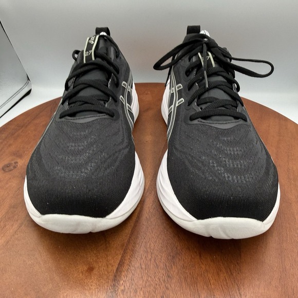 ASICS Gel-Cumulus 27 Black White Running Shoes Sneakers Men's Size 10 XWIDE - Picture 7 of 11